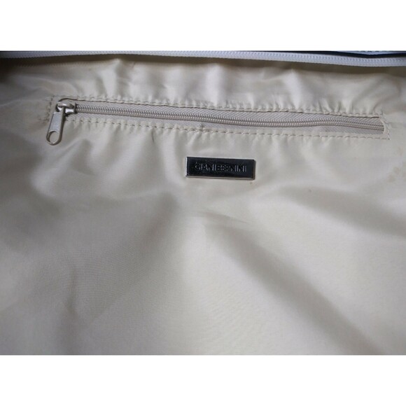 Giani Bernini Leather Tote Bag Handbag Purse Mint Green & White - Picture 6 of 6